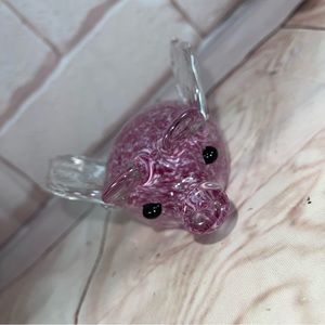 🐖  Glass When Pigs Fly Adorable Pink Pig🐷
